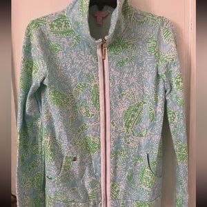Lilly pulitzer zip up XS